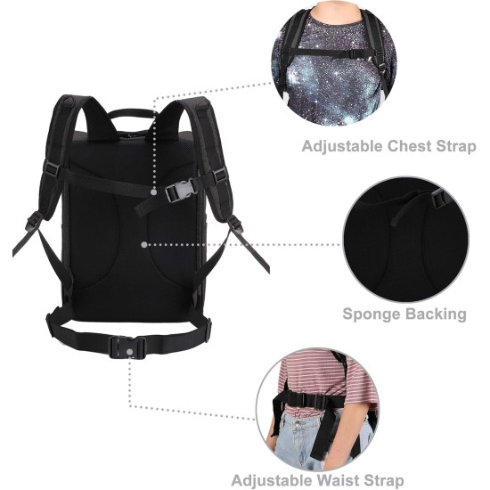 Apollo Walker Pet Carrier Backpack for Large/Small Cats and Dogs, Puppies, Safety Features and Pillow Back Support for Travel, Hiking, Outdoor (Black) Apollo Walker Pet Carrier Backpack for Large/Small Cats and Dogs, Puppies, Safety Features and Pillow Back Support for Travel, Hiking, Outdoor (Black)