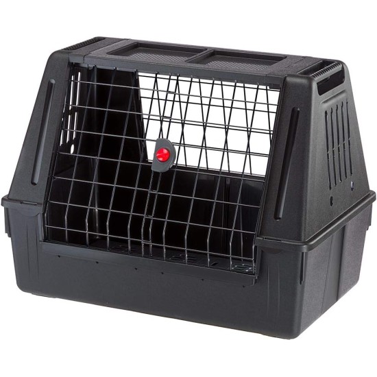 Atlas CAR 100 Scenic Car Transport Box for Dogs with Safety Hook, Excellent Ventilation Atlas CAR 100 Scenic Car Transport Box for Dogs with Safety Hook, Excellent Ventilation