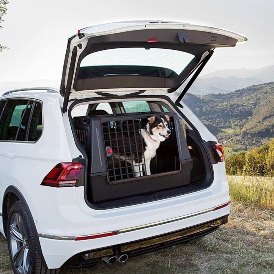 Atlas CAR 100 Scenic Car Transport Box for Dogs with Safety Hook, Excellent Ventilation Atlas CAR 100 Scenic Car Transport Box for Dogs with Safety Hook, Excellent Ventilation