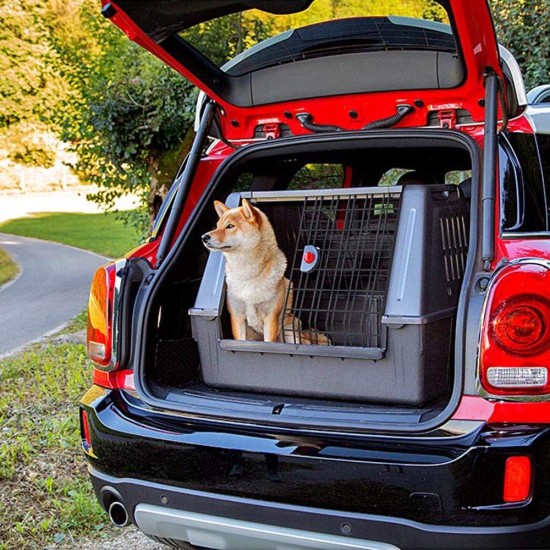 Atlas CAR 100 Scenic Car Transport Box for Dogs with Safety Hook, Excellent Ventilation Atlas CAR 100 Scenic Car Transport Box for Dogs with Safety Hook, Excellent Ventilation