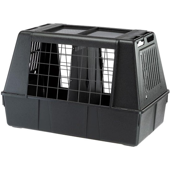 Atlas CAR 100 Scenic Car Transport Box for Dogs with Safety Hook, Excellent Ventilation Atlas CAR 100 Scenic Car Transport Box for Dogs with Safety Hook, Excellent Ventilation