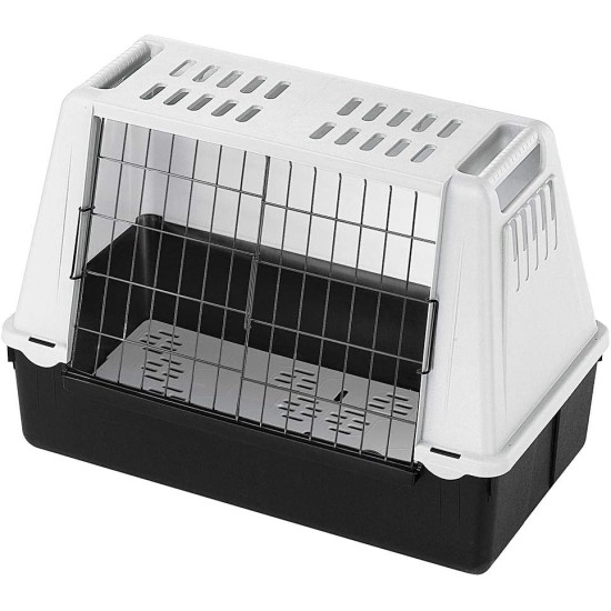 Atlas CAR 100 Scenic Car Transport Box for Dogs with Safety Hook, Excellent Ventilation Atlas CAR 100 Scenic Car Transport Box for Dogs with Safety Hook, Excellent Ventilation
