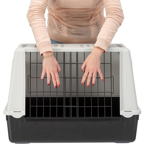 Atlas CAR 100 Scenic Car Transport Box for Dogs with Safety Hook, Excellent Ventilation Atlas CAR 100 Scenic Car Transport Box for Dogs with Safety Hook, Excellent Ventilation