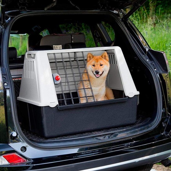 Atlas CAR 80 Scenic Car Transport Box for Dogs with Safety Hook, Excellent Ventilation Atlas CAR 80 Scenic Car Transport Box for Dogs with Safety Hook, Excellent Ventilation