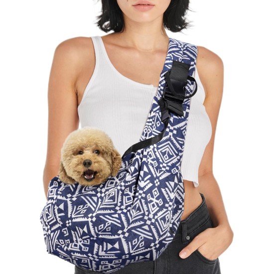 Avont Dog Carrier Bag, Adjustable Straps Dog Carrier Bag for Small Dogs and Cats, Ideal for Puppies, Cats, Travel, Trips and Daily Use - Blue Avont Dog Carrier Bag, Adjustable Straps Dog Carrier Bag for Small Dogs and Cats, Ideal for Puppies, Cats, Travel, Trips and Daily Use - Blue