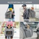 BABEYER Dog Bicycle Basket Expandable Soft Pet Backpack with 4 Open Doors 4 Mesh Windows for Small Dogs Cats Puppies Grey BABEYER Dog Bicycle Basket Expandable Soft Pet Backpack with 4 Open Doors 4 Mesh Windows for Small Dogs Cats Puppies Grey
