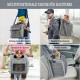 BABEYER Dog Bicycle Basket, Expandable Soft Pet Carrier Backpack with 4 Open Doors, 4 Mesh Window for Small Dog Cat Puppy Grey BABEYER Dog Bicycle Basket, Expandable Soft Pet Carrier Backpack with 4 Open Doors, 4 Mesh Window for Small Dog Cat Puppy Grey