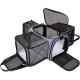 BAGLHER Cat Carrier Airline Approved Soft Side Pet Travel 5 Sides Open Doors 3 Sides Expandable Foldable Dog Carrier with Fleece Pad BAGLHER Cat Carrier Airline Approved Soft Side Pet Travel 5 Sides Open Doors 3 Sides Expandable Foldable Dog Carrier with Fleece Pad