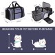 BAGLHER Cat Carrier Airline Approved Soft Side Pet Travel 5 Sides Open Doors 3 Sides Expandable Foldable Dog Carrier with Fleece Pad BAGLHER Cat Carrier Airline Approved Soft Side Pet Travel 5 Sides Open Doors 3 Sides Expandable Foldable Dog Carrier with Fleece Pad