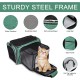 BAGLHER Cat Carrier Airline Approved Soft Side Pet Travel 5 Sides Open Doors 3 Sides Expandable Foldable Dog Carrier with Fleece Pad BAGLHER Cat Carrier Airline Approved Soft Side Pet Travel 5 Sides Open Doors 3 Sides Expandable Foldable Dog Carrier with Fleece Pad