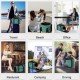 BAGLHER Cat Carrier Airline Approved Soft Side Pet Travel 5 Sides Open Doors 3 Sides Expandable Foldable Dog Carrier with Fleece Pad BAGLHER Cat Carrier Airline Approved Soft Side Pet Travel 5 Sides Open Doors 3 Sides Expandable Foldable Dog Carrier with Fleece Pad