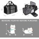 BAGLHER Cat Carrier Airline Approved Soft Side Pet Travel 5 Sides Open Doors 3 Sides Expandable Foldable Dog Carrier with Fleece Pad BAGLHER Cat Carrier Airline Approved Soft Side Pet Travel 5 Sides Open Doors 3 Sides Expandable Foldable Dog Carrier with Fleece Pad