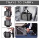 BAGLHER Cat Carrier Airline Approved Soft Side Pet Travel 5 Sides Open Doors 3 Sides Expandable Foldable Dog Carrier with Fleece Pad BAGLHER Cat Carrier Airline Approved Soft Side Pet Travel 5 Sides Open Doors 3 Sides Expandable Foldable Dog Carrier with Fleece Pad