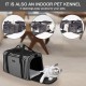 BAGLHER Cat Carrier Airline Approved Soft Side Pet Travel 5 Sides Open Doors 3 Sides Expandable Foldable Dog Carrier with Fleece Pad BAGLHER Cat Carrier Airline Approved Soft Side Pet Travel 5 Sides Open Doors 3 Sides Expandable Foldable Dog Carrier with Fleece Pad