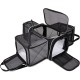 BAGLHER Cat Carrier Airline Approved Soft Side Pet Travel 5 Sides Open Doors 3 Sides Expandable Foldable Dog Carrier with Fleece Pad BAGLHER Cat Carrier Airline Approved Soft Side Pet Travel 5 Sides Open Doors 3 Sides Expandable Foldable Dog Carrier with Fleece Pad