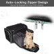 BAGLHER Cat Carrier Airline Approved Soft Side Pet Travel 5 Sides Open Doors 3 Sides Expandable Foldable Dog Carrier with Fleece Pad BAGLHER Cat Carrier Airline Approved Soft Side Pet Travel 5 Sides Open Doors 3 Sides Expandable Foldable Dog Carrier with Fleece Pad