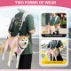 BT Bear Dog Carrier Sling Portable Outdoor Backpack Emergency Backpack Pet Carrier for Elderly Dogs, Joint Injuries, Arthritis, Stair Climbing and Descending, Paralysis, Pink, M BT Bear Dog Carrier Sling Portable Outdoor Backpack Emergency Backpack Pet Carrier for Elderly Dogs, Joint Injuries, Arthritis, Stair Climbing and Descending, Paralysis, Pink, M