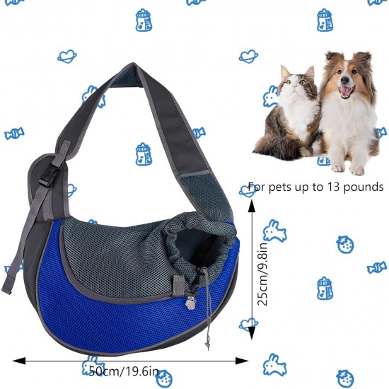 BUERPINKING Hundetragetuch, Tragetasche Hund, Hunderucksack, Tragetuch Hund, Hundetragetasche für Spaziergang Aktivitäten im Freien und Ausflüge, Hundetragetasche bis 10kg (Blau) BUERPINKING Hundetragetuch, Tragetasche Hund, Hunderucksack, Tragetuch Hund, Hundetragetasche für Spaziergang Aktivitäten im Freien und Ausflüge, Hundetragetasche bis 10kg (Blau)