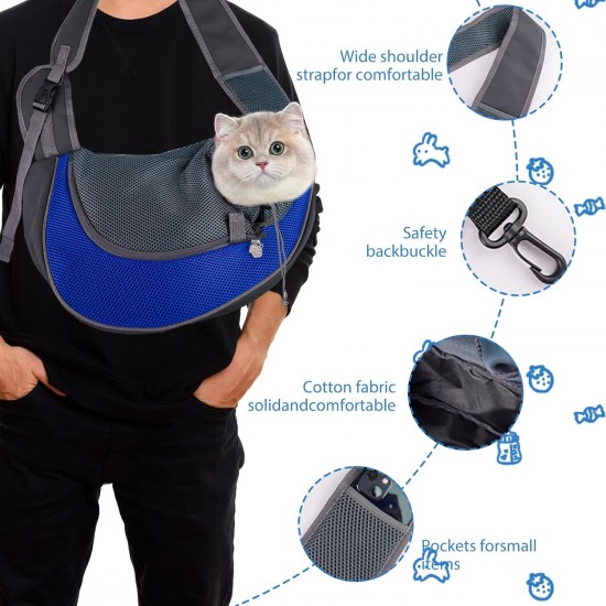 BUERPINKING Hundetragetuch, Tragetasche Hund, Hunderucksack, Tragetuch Hund, Hundetragetasche für Spaziergang Aktivitäten im Freien und Ausflüge, Hundetragetasche bis 10kg (Blau) BUERPINKING Hundetragetuch, Tragetasche Hund, Hunderucksack, Tragetuch Hund, Hundetragetasche für Spaziergang Aktivitäten im Freien und Ausflüge, Hundetragetasche bis 10kg (Blau)
