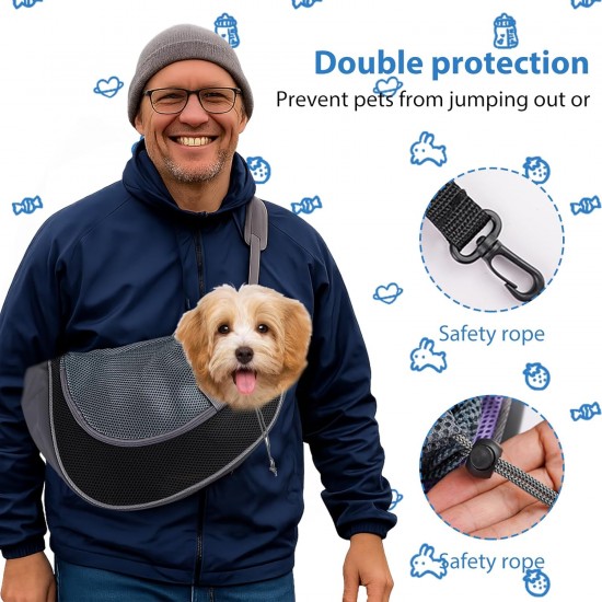 BUERPINKING Hundetragetuch, Tragetasche Hund, Hunderucksack, Tragetuch Hund, Hundetragetasche für Spaziergang Aktivitäten im Freien und Ausflüge, Hundetragetasche bis 10kg (Blau) BUERPINKING Hundetragetuch, Tragetasche Hund, Hunderucksack, Tragetuch Hund, Hundetragetasche für Spaziergang Aktivitäten im Freien und Ausflüge, Hundetragetasche bis 10kg (Blau)