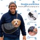 BUERPINKING Hundetragetuch, Tragetasche Hund, Hunderucksack, Tragetuch Hund, Hundetragetasche für Spaziergang Aktivitäten im Freien und Ausflüge, Hundetragetasche bis 10kg (Blau) BUERPINKING Hundetragetuch, Tragetasche Hund, Hunderucksack, Tragetuch Hund, Hundetragetasche für Spaziergang Aktivitäten im Freien und Ausflüge, Hundetragetasche bis 10kg (Blau)