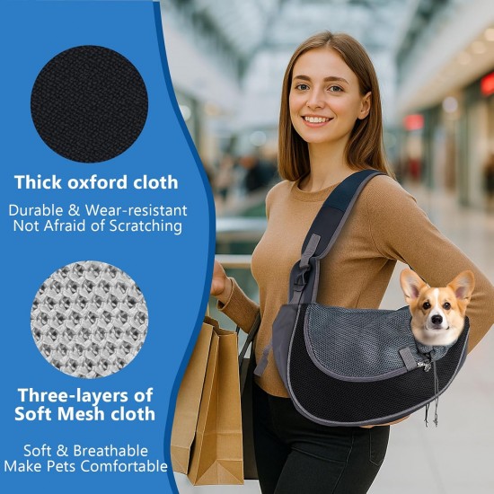 BUERPINKING Hundetragetuch, Tragetasche Hund, Hunderucksack, Tragetuch Hund, Hundetragetasche für Spaziergang Aktivitäten im Freien und Ausflüge, Hundetragetasche bis 10kg (Blau) BUERPINKING Hundetragetuch, Tragetasche Hund, Hunderucksack, Tragetuch Hund, Hundetragetasche für Spaziergang Aktivitäten im Freien und Ausflüge, Hundetragetasche bis 10kg (Blau)