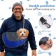 BUERPINKING Hundetragetuch, Tragetasche Hund, Hunderucksack, Tragetuch Hund, Hundetragetasche für Spaziergang Aktivitäten im Freien und Ausflüge, Hundetragetasche bis 10kg (Blau) BUERPINKING Hundetragetuch, Tragetasche Hund, Hunderucksack, Tragetuch Hund, Hundetragetasche für Spaziergang Aktivitäten im Freien und Ausflüge, Hundetragetasche bis 10kg (Blau)