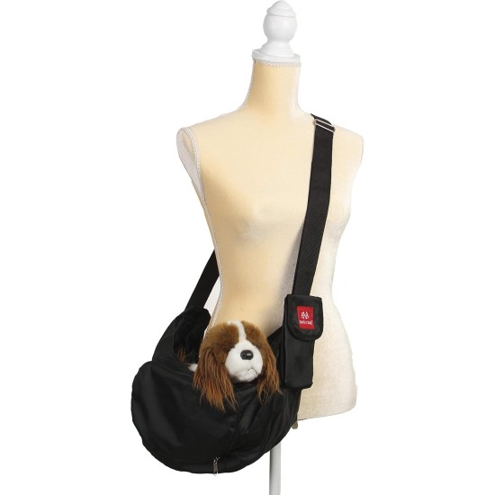 Bark n Bag B8001 Parapup Sling Clutch Black Pet Carrier Bark n Bag B8001 Parapup Sling Clutch Black Pet Carrier