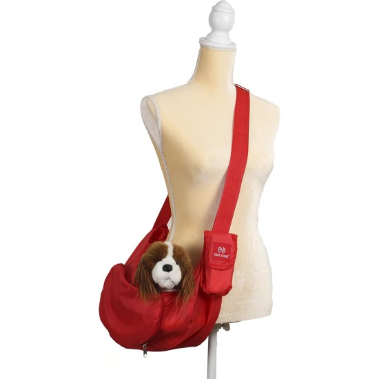Bark n Bag B8003 Parapup Sling Clutch Red Pet Carrier Bark n Bag B8003 Parapup Sling Clutch Red Pet Carrier