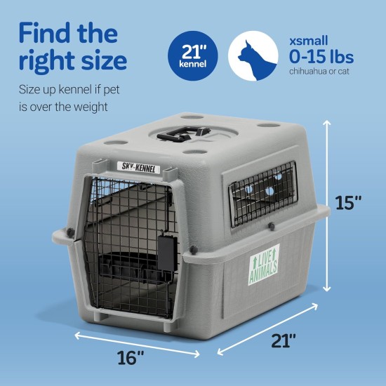 Beeztees Skykennel Number 1, Grey Beeztees Skykennel Number 1, Grey