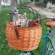 Bicycle Basket Front with Grille, Bicycle Pet Basket, Pet Seat for Pannier Rack Made of Willow Natural Animal Basket Rear Wheel Basket Dog Basket for Bicycle Pet Carrier Cycling Accessories Bicycle Basket Front with Grille, Bicycle Pet Basket, Pet Seat for Pannier Rack Made of Willow Natural Animal Basket Rear Wheel Basket Dog Basket for Bicycle Pet Carrier Cycling Accessories