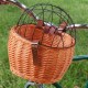 Bicycle Basket Front with Grille, Bicycle Pet Basket, Pet Seat for Pannier Rack Made of Willow Natural Animal Basket Rear Wheel Basket Dog Basket for Bicycle Pet Carrier Cycling Accessories Bicycle Basket Front with Grille, Bicycle Pet Basket, Pet Seat for Pannier Rack Made of Willow Natural Animal Basket Rear Wheel Basket Dog Basket for Bicycle Pet Carrier Cycling Accessories