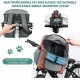Bicycle Basket for Dogs, Bicycle Bag for Pets, Dog Basket Bicycle Front 5 kg, Breathable Dog Bicycle Basket Front, Foldable Front Bicycle Basket for Dogs with Handlebar Adapter for Riding, Camping Bicycle Basket for Dogs, Bicycle Bag for Pets, Dog Basket Bicycle Front 5 kg, Breathable Dog Bicycle Basket Front, Foldable Front Bicycle Basket for Dogs with Handlebar Adapter for Riding, Camping
