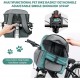 Bicycle Basket for Dogs, Bicycle Bag for Pets, Dog Basket Bicycle Front 5 kg, Breathable Dog Bicycle Basket Front, Foldable Front Bicycle Basket for Dogs with Handlebar Adapter for Riding, Camping Bicycle Basket for Dogs, Bicycle Bag for Pets, Dog Basket Bicycle Front 5 kg, Breathable Dog Bicycle Basket Front, Foldable Front Bicycle Basket for Dogs with Handlebar Adapter for Riding, Camping