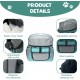 Bicycle Basket for Dogs, Bicycle Bag for Pets, Foldable Front Bicycle Basket for Dogs, 2-in-1 Foldable Dog Basket, Dog Backpack with Handlebar Adapter for Small Pets (Load Capacity 5 kg) (Black) Bicycle Basket for Dogs, Bicycle Bag for Pets, Foldable Front Bicycle Basket for Dogs, 2-in-1 Foldable Dog Basket, Dog Backpack with Handlebar Adapter for Small Pets (Load Capacity 5 kg) (Black)