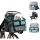 Bicycle Basket for Dogs, Bicycle Bag for Pets, Foldable Front Bicycle Basket for Dogs, 2-in-1 Foldable Dog Basket, Dog Backpack with Handlebar Adapter for Small Pets (Load Capacity 5 kg) (Black) Bicycle Basket for Dogs, Bicycle Bag for Pets, Foldable Front Bicycle Basket for Dogs, 2-in-1 Foldable Dog Basket, Dog Backpack with Handlebar Adapter for Small Pets (Load Capacity 5 kg) (Black)