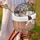 Bicycle Basket for Dogs, Dog Bicycle Basket, Front Basket, Wicker Braided Bicycle Basket, Pet Transport Basket, Dogs, Puppies, Cats Bicycle Basket for Dogs, Dog Bicycle Basket, Front Basket, Wicker Braided Bicycle Basket, Pet Transport Basket, Dogs, Puppies, Cats