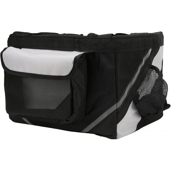 Bicycle Basket for Dogs, Removable Front Bicycle Bag for Dogs, Soft Dog Carrier, Pet Bicycle Carrier Bicycle Basket for Dogs, Removable Front Bicycle Bag for Dogs, Soft Dog Carrier, Pet Bicycle Carrier