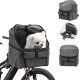 BigKing Bicycle Bag for Pets, Front Bicycle Basket for Dogs, Foldable Bicycle Basket, Suitable for Outdoor Riding and Camping with Pets BigKing Bicycle Bag for Pets, Front Bicycle Basket for Dogs, Foldable Bicycle Basket, Suitable for Outdoor Riding and Camping with Pets