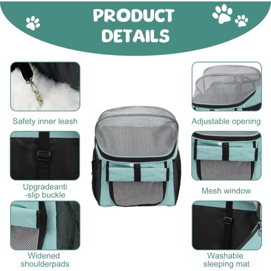 BigKing Bicycle Bag for Pets, Front Bicycle Basket for Dogs, Foldable Bicycle Basket, Suitable for Outdoor Riding and Camping with Pets BigKing Bicycle Bag for Pets, Front Bicycle Basket for Dogs, Foldable Bicycle Basket, Suitable for Outdoor Riding and Camping with Pets