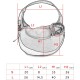 Bigwing Style, Transport Bag for Dogs/Cats /Pets, Shoulder Carrier Bag, Small Animal Canvas Bags, s, blue