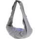 CAPASTEC Adjustable Pet Carrier Neck Pouch for Cats and Small Dogs, Grey