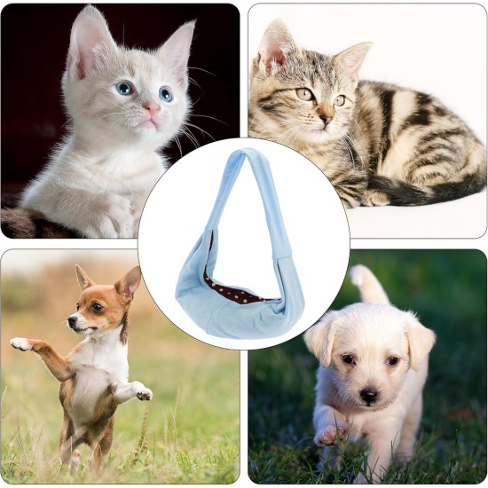 CAPASTEC Pet Sling Carrier, Haustier-Brusttasche für Katzen und kleine Hunde, Blau CAPASTEC Pet Sling Carrier, Haustier-Brusttasche für Katzen und kleine Hunde, Blau