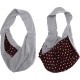 CAPASTEC Pet Sling Carrier, Pet Chest Bag for Cats and Small Dogs, Grey