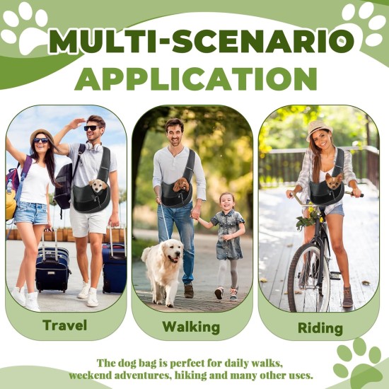 CHRI Dog Carrier Bag up to 5 kg Transport Bag for Pets Dog Sling with Adjustable Strap Carry Bag Dog for Small Dog Cat Outdoor Activities CHRI Dog Carrier Bag up to 5 kg Transport Bag for Pets Dog Sling with Adjustable Strap Carry Bag Dog for Small Dog Cat Outdoor Activities