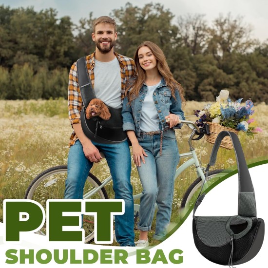 CHRI Dog Carrier Bag up to 5 kg Transport Bag for Pets Dog Sling with Adjustable Strap Carry Bag Dog for Small Dog Cat Outdoor Activities CHRI Dog Carrier Bag up to 5 kg Transport Bag for Pets Dog Sling with Adjustable Strap Carry Bag Dog for Small Dog Cat Outdoor Activities