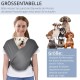 CUBY Dog Carrier Bag, Forward Facing Backpack Carrier Shoulder to Reduce Back Pain, Hands-Free and Adjustable Puppy Sling (Dark Grey) CUBY Dog Carrier Bag, Forward Facing Backpack Carrier Shoulder to Reduce Back Pain, Hands-Free and Adjustable Puppy Sling (Dark Grey)