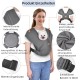 CUBY Dog Carrier Bag, Forward Facing Backpack Carrier Shoulder to Reduce Back Pain, Hands-Free and Adjustable Puppy Sling (Dark Grey) CUBY Dog Carrier Bag, Forward Facing Backpack Carrier Shoulder to Reduce Back Pain, Hands-Free and Adjustable Puppy Sling (Dark Grey)