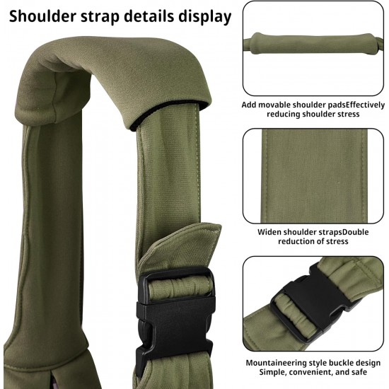 CUBY Dog Carrier Bag, Summer Sling Dogs, Hands-Free Breathable Mesh Adjustable for Small Dogs and Cats (Adjustable Shoulder Strap, Brown) CUBY Dog Carrier Bag, Summer Sling Dogs, Hands-Free Breathable Mesh Adjustable for Small Dogs and Cats (Adjustable Shoulder Strap, Brown)