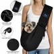 CUBY Dog Carrier Bag, Summer Sling Dogs, Hands-Free Breathable Mesh Adjustable for Small Dogs and Cats (Adjustable Shoulder Strap, Brown) CUBY Dog Carrier Bag, Summer Sling Dogs, Hands-Free Breathable Mesh Adjustable for Small Dogs and Cats (Adjustable Shoulder Strap, Brown)